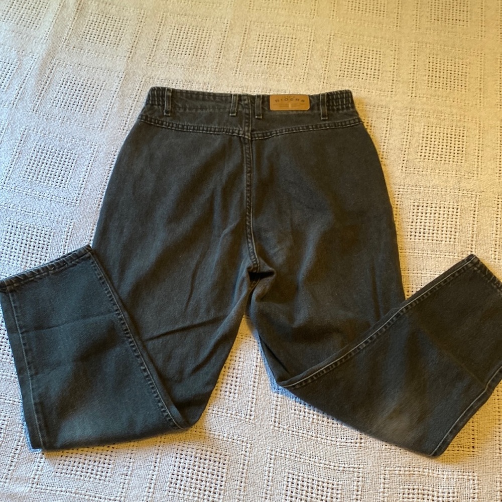 Vintage Women’s Black Denim Riders Jeans Size 10 Petite Made in USA